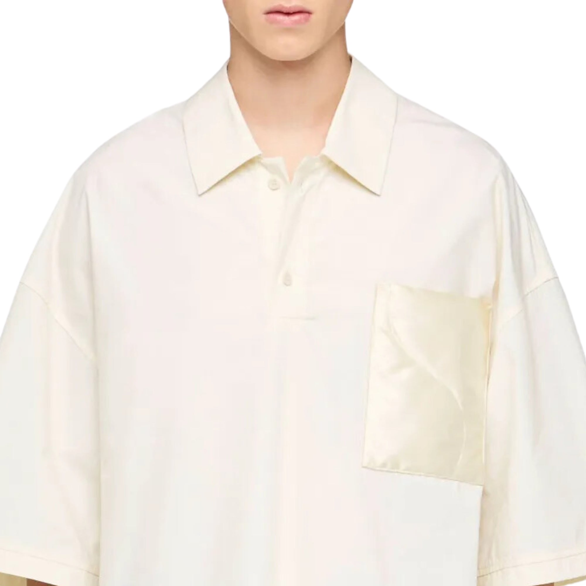 Jw Anderson Shirt Quilted Pocket Ivory