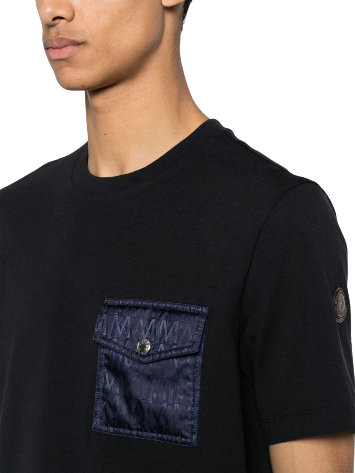 Moncler T-Shirt Pocket Navy