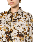 Msgm Shirt Ladies Allover Print Multi