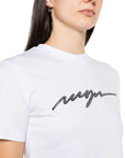 Msgm T-Shirt Ladies Logo White