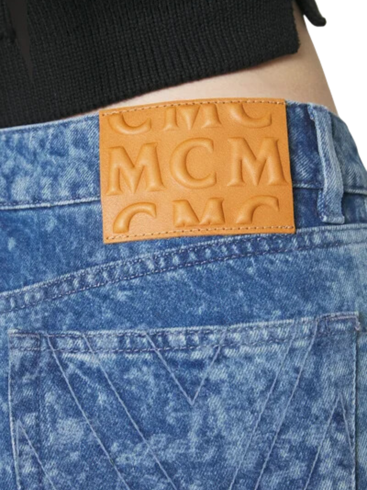 Mcm Jean Lasered Blue