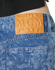 Mcm Jean Lasered Blue