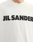 Jil Sander T-Shirt Knit Logo White