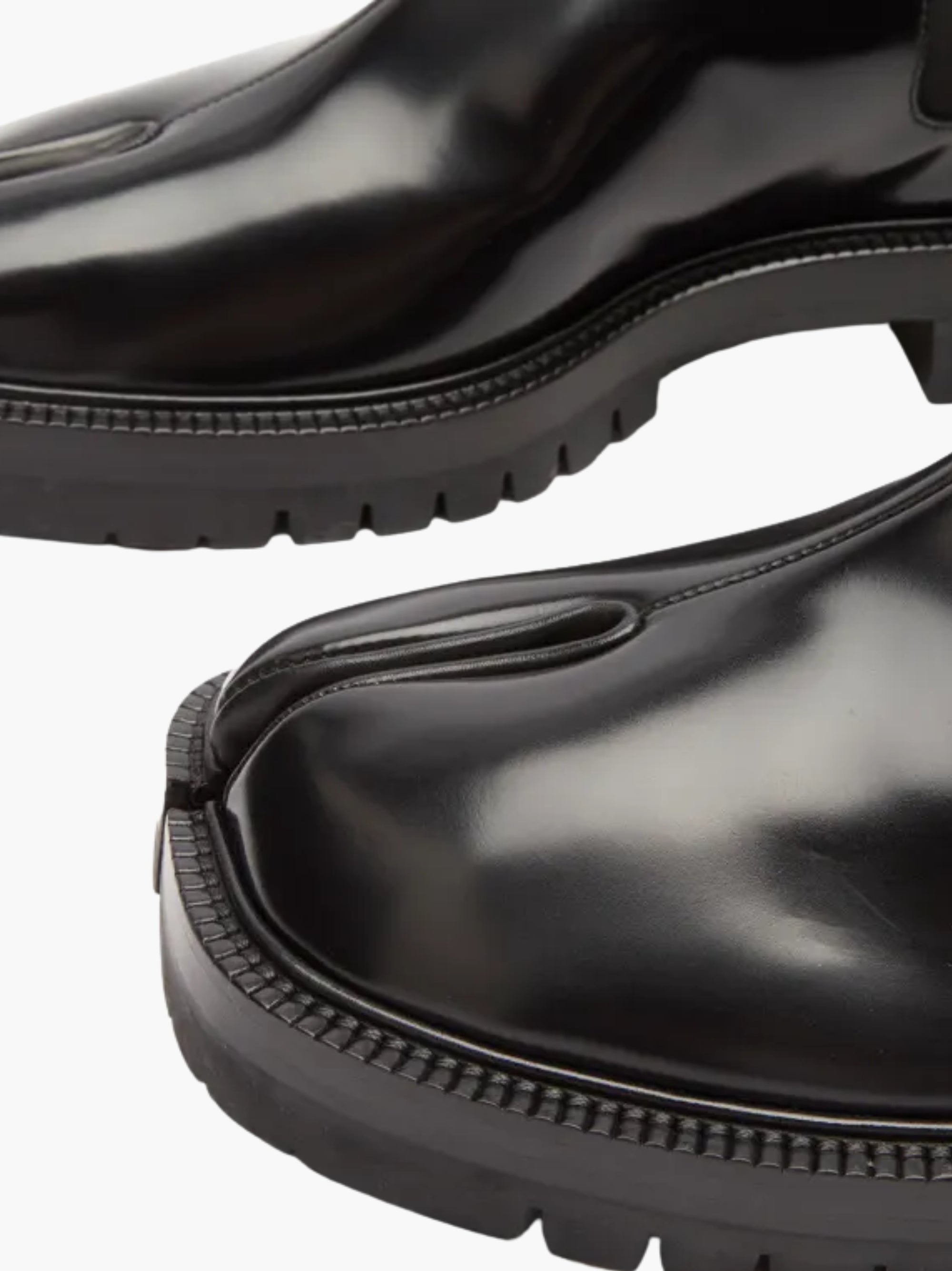 Maison Tabi Chelsea Boots Black