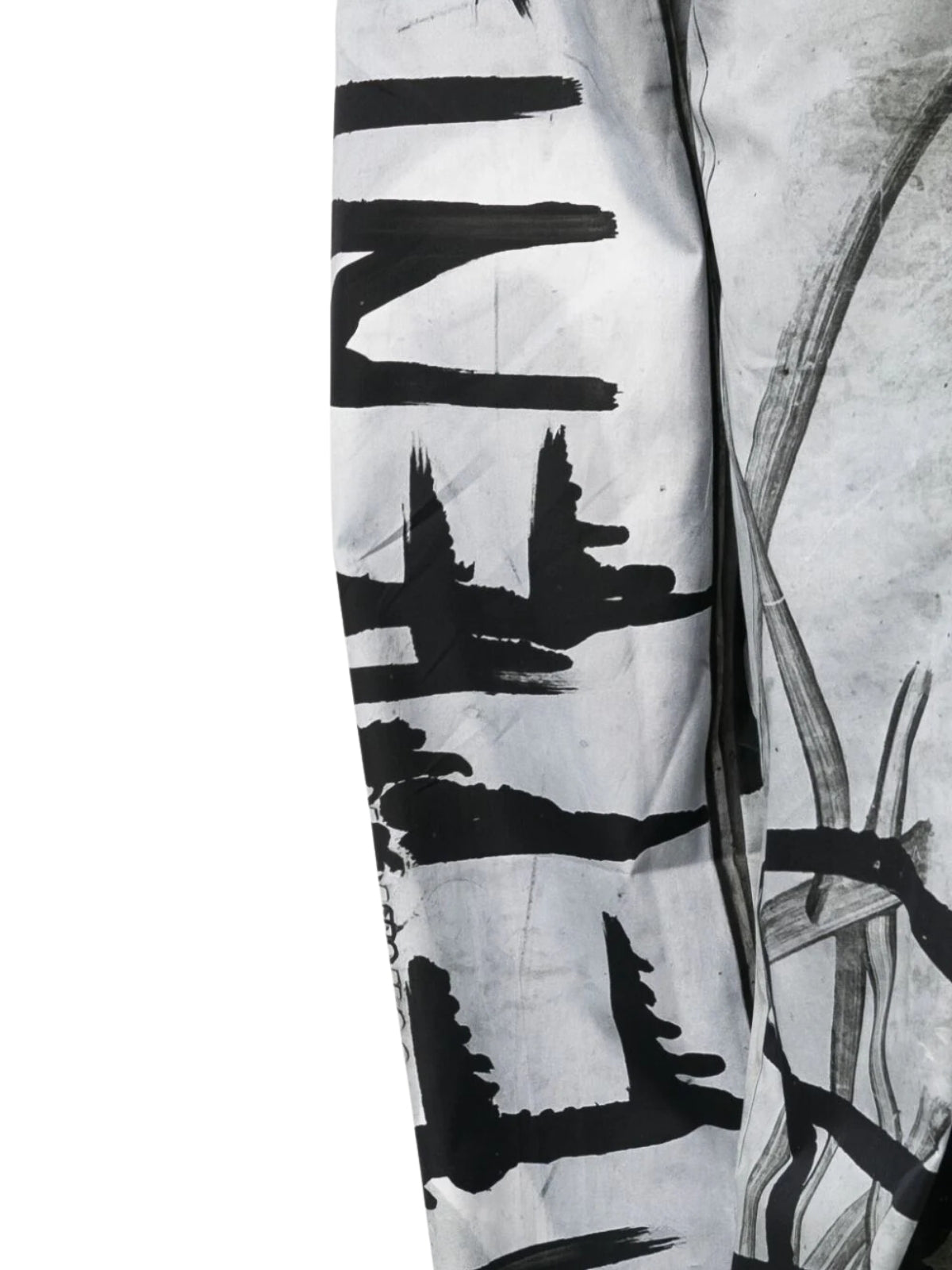 Vetements Pants Graffiti Grey - 4