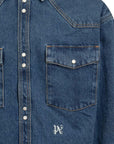 Palm Angels Shirt Denim Bluie