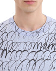 Marni T-Shirt Scribble Logo White-Black