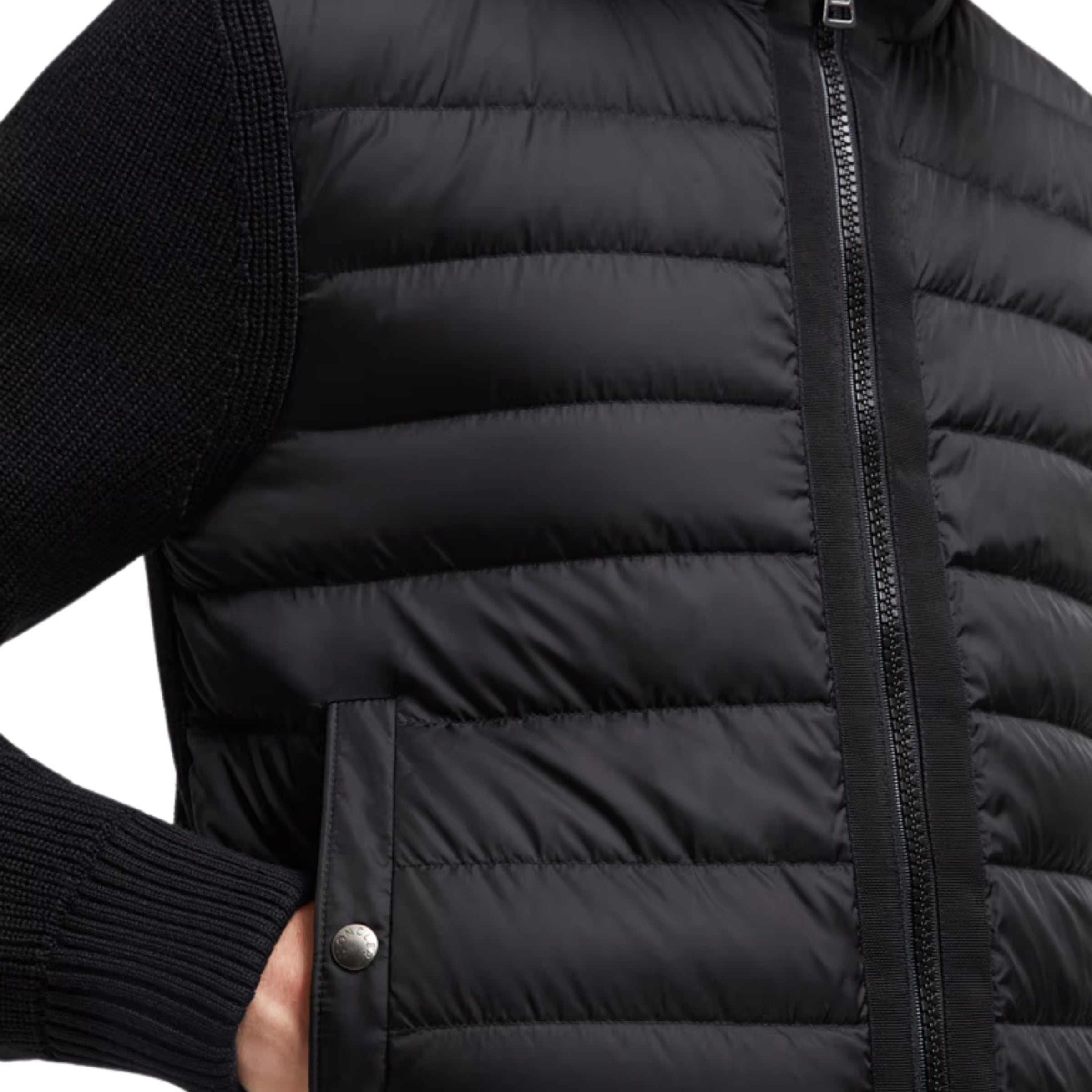 Moncler Jacket Logo Black – AL Capone Premium