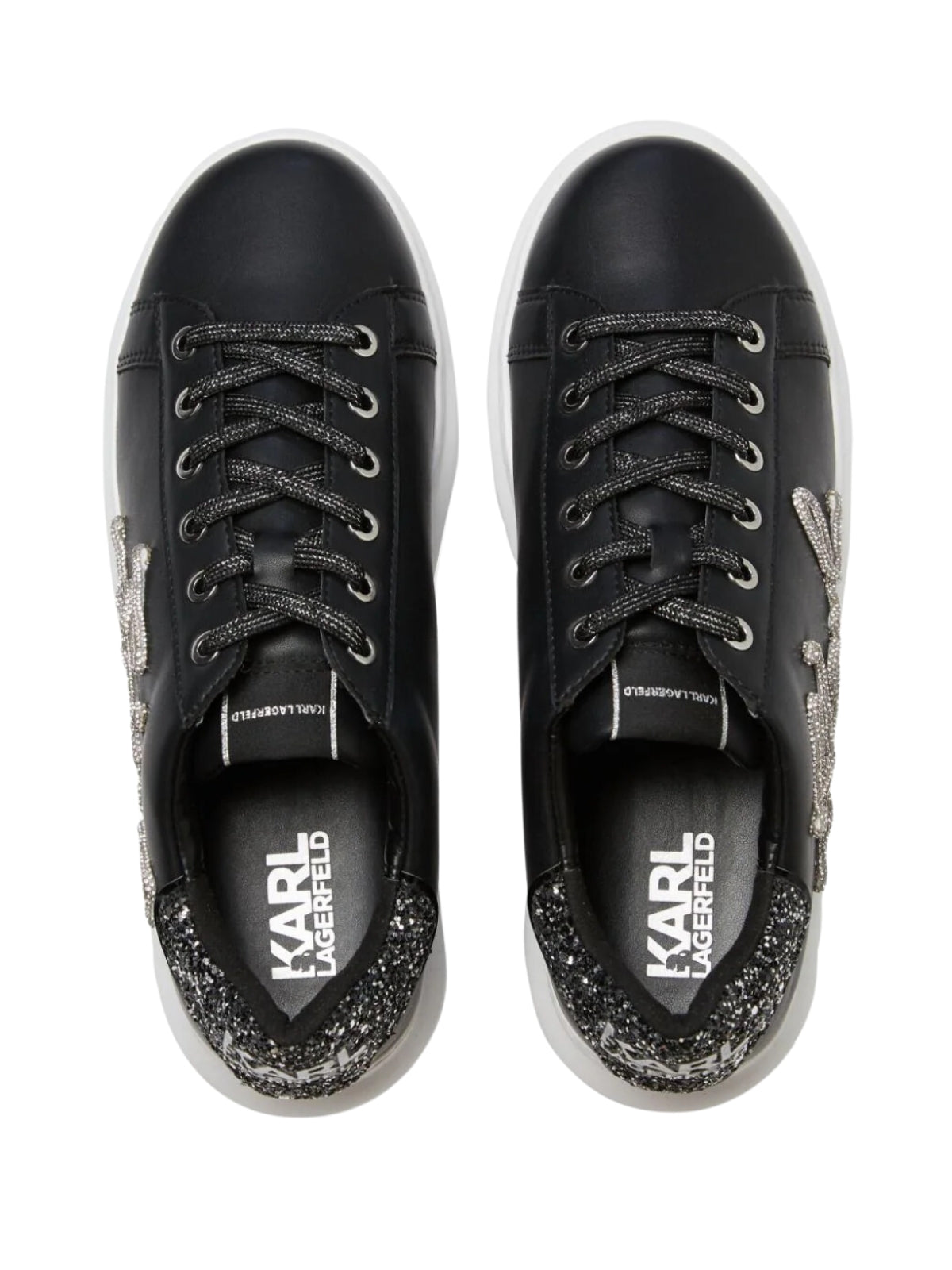 Karl Lagerfeld Sneaker Ladies Kapri Signia Black-Silver