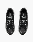 Cleens Sneakers C22 Mesh Lace Up Black