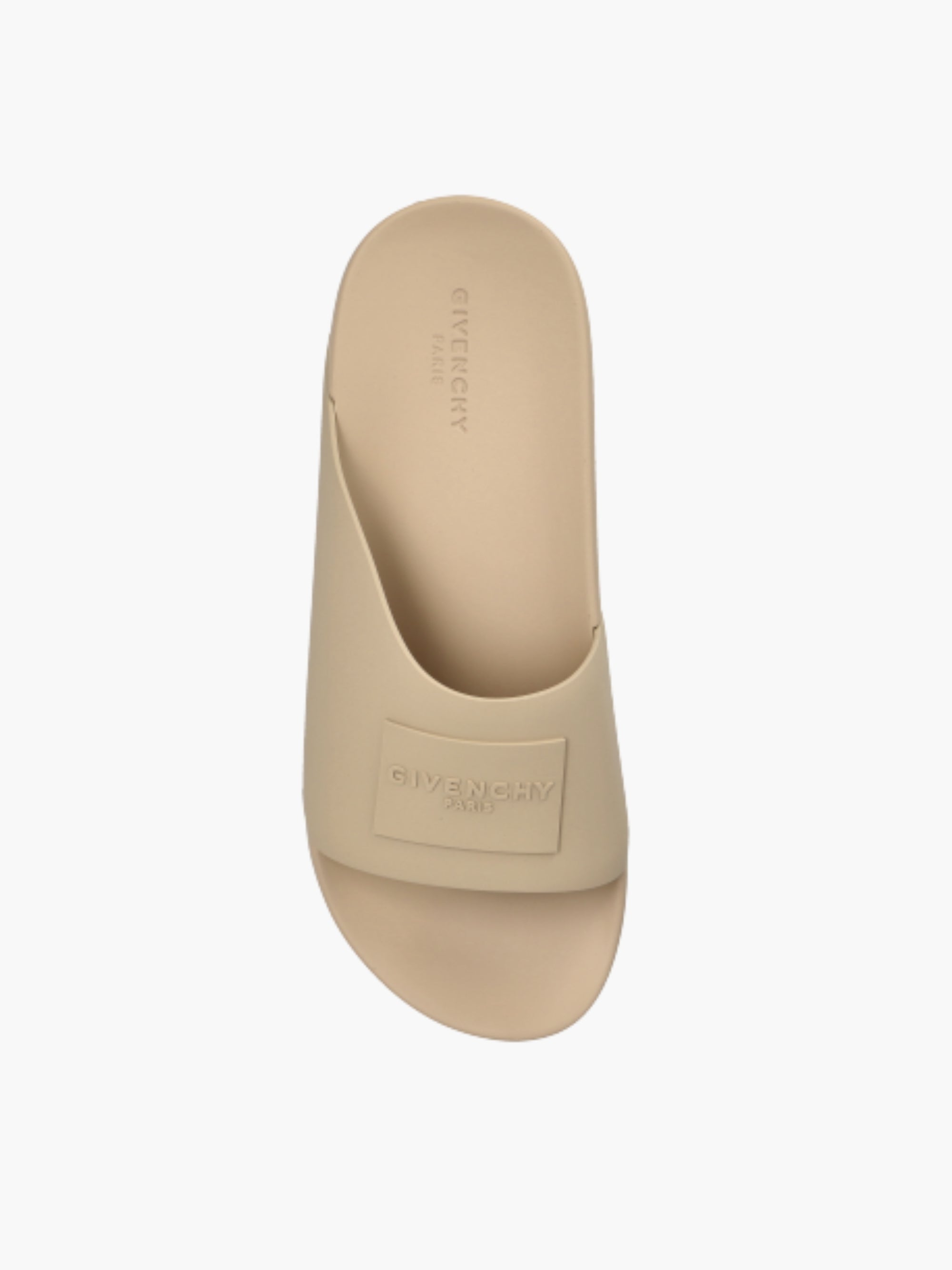 Givenchy Mules Label Slides GSL6 Taupe