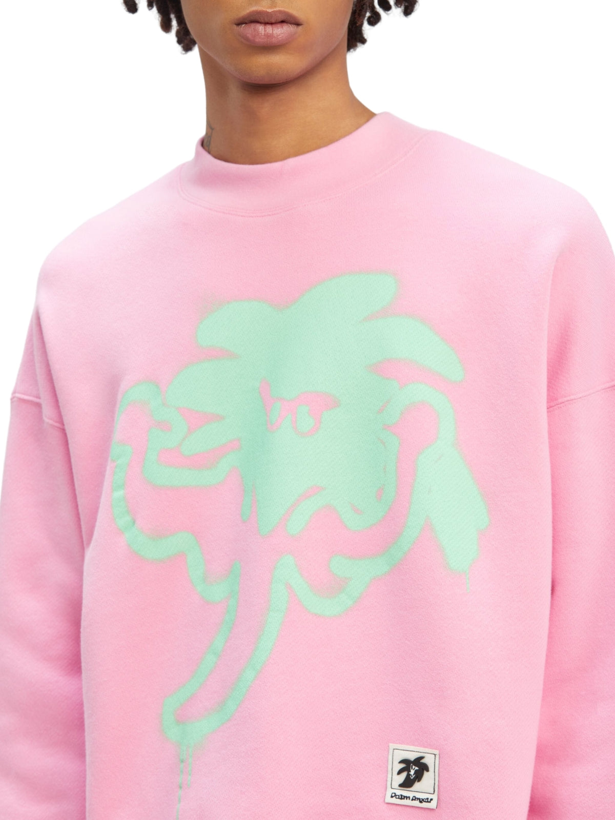 Palm Angels Sweater Logo Pink