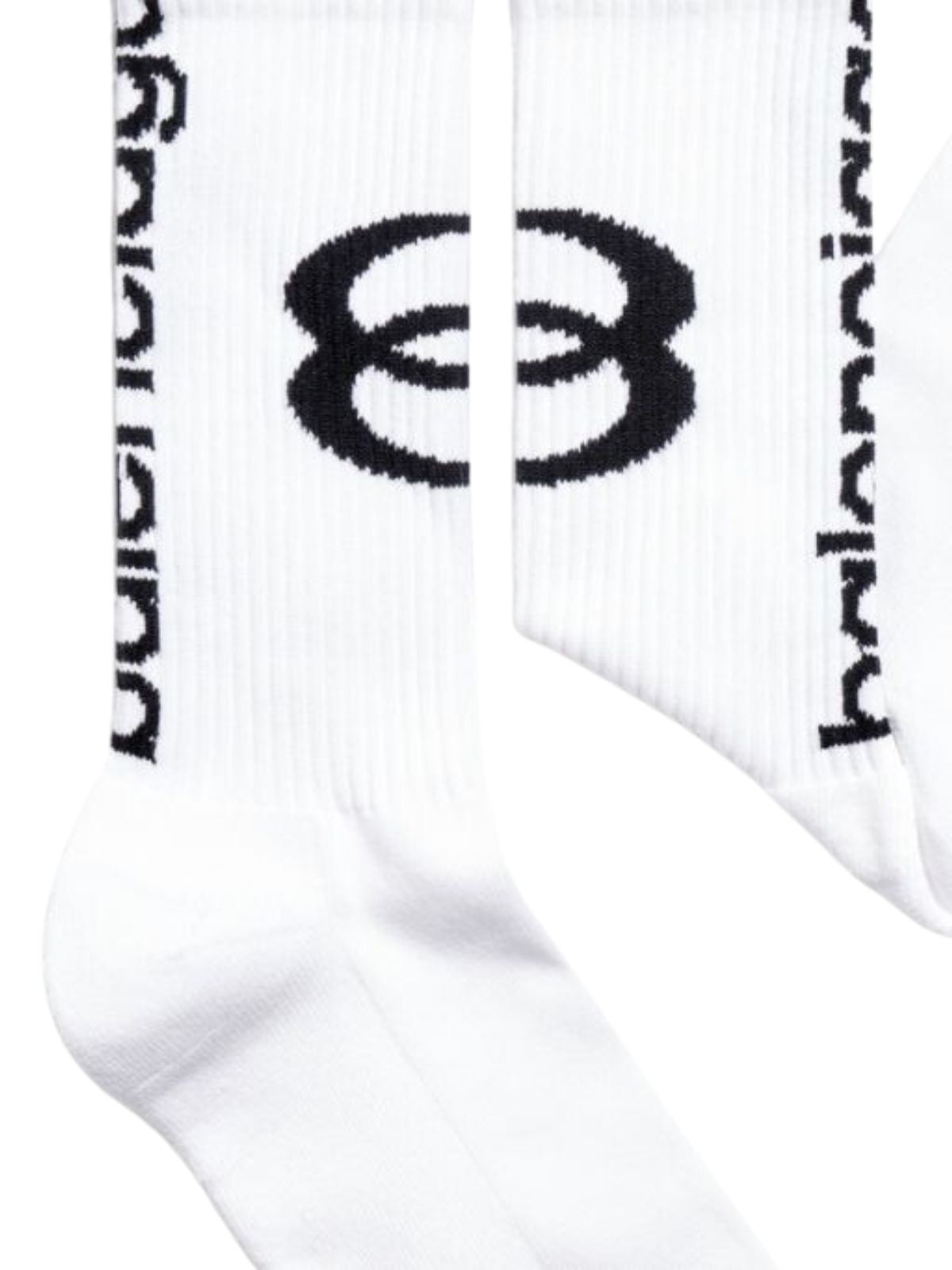 Balenciaga Sock Logo White - 2