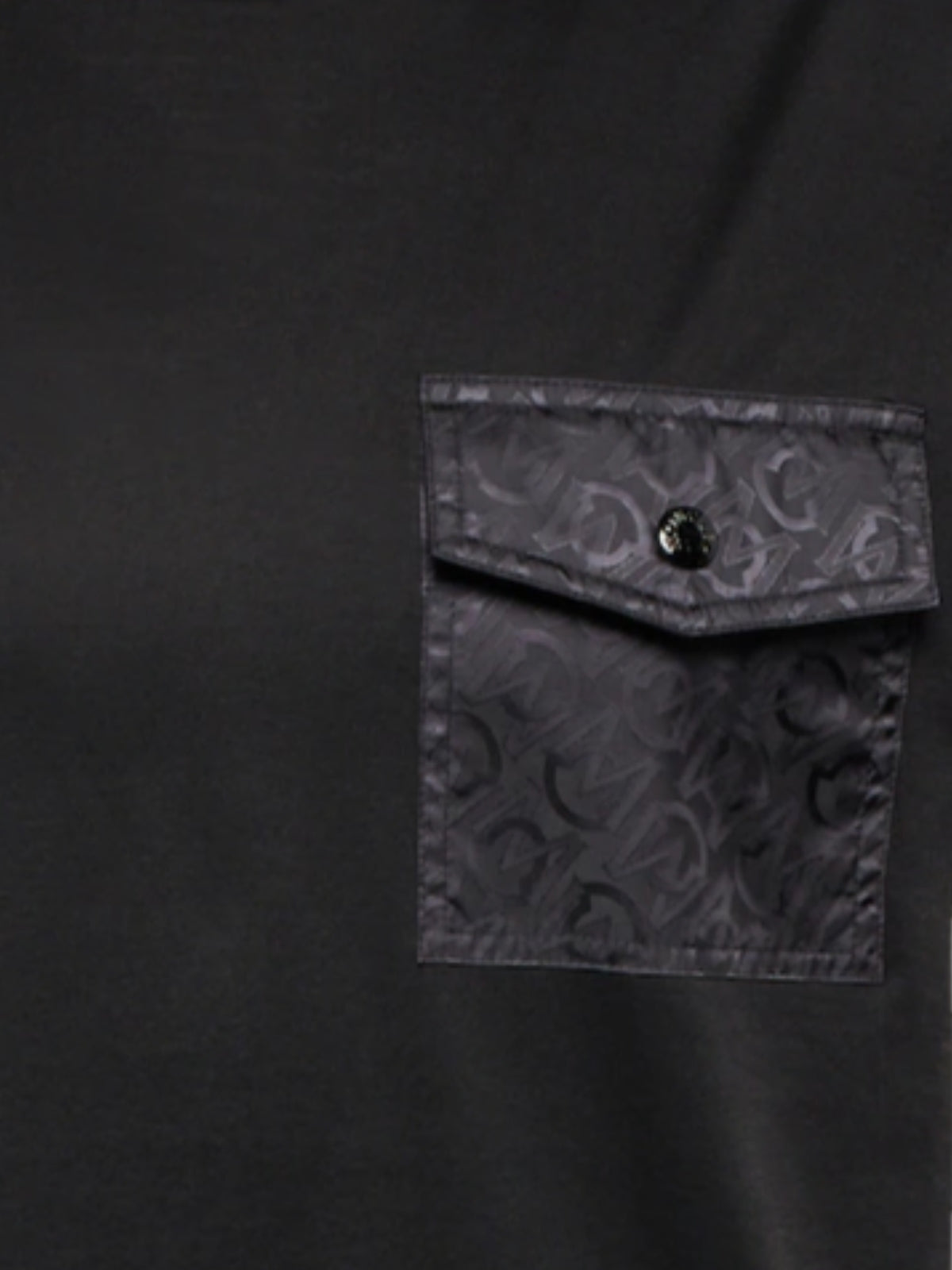 MONCLERモンクレール 2024AW BLACK Shirt with Pocket袖ポケット シャツ【40】【LSHA78381】 MONCLERモンクレール 2024AW BLACK Shirt with Pocket袖ポケット