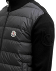 Moncler Cardigan Padded Logo Black - 4