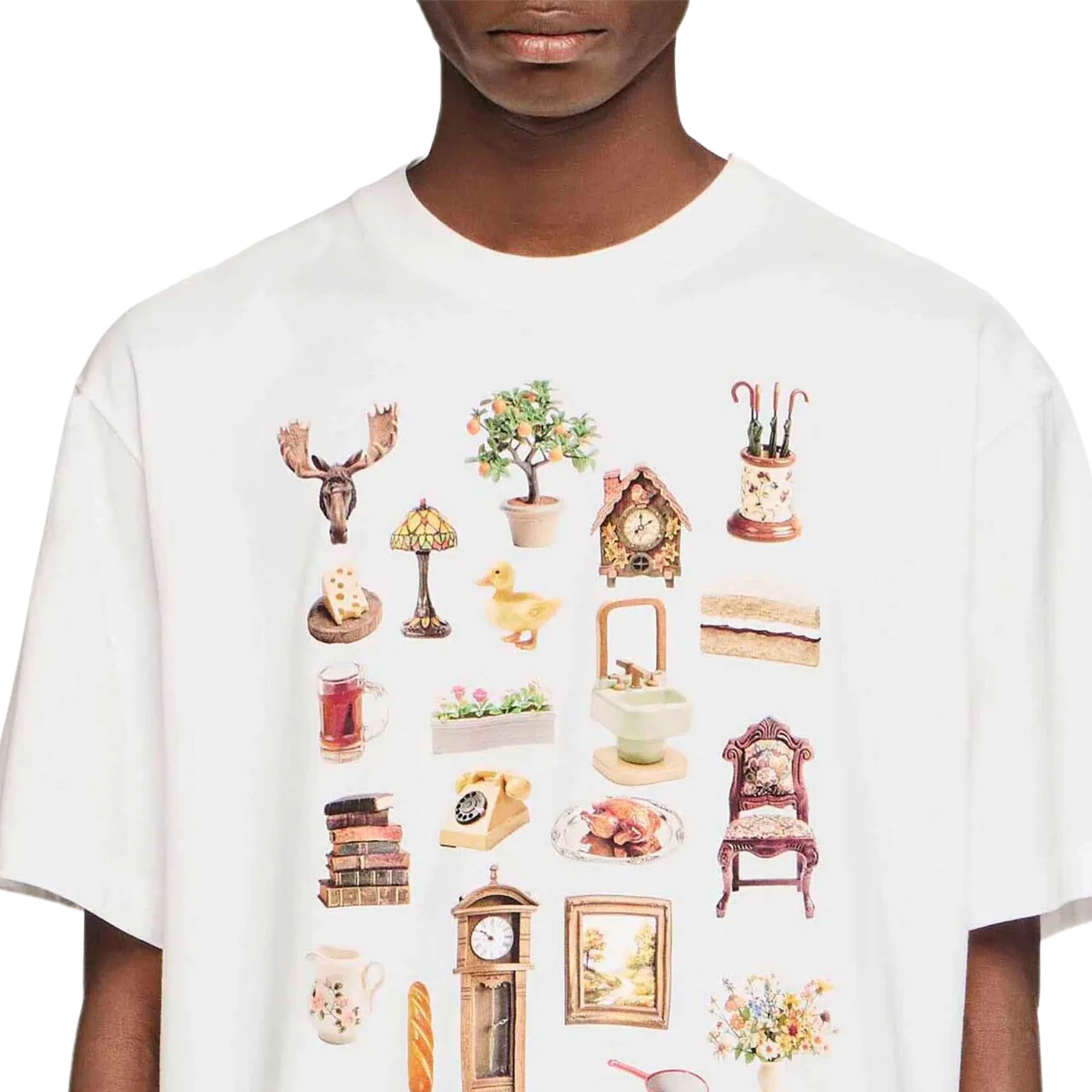 Jw Anderson T-Shirt Diorama Printed White