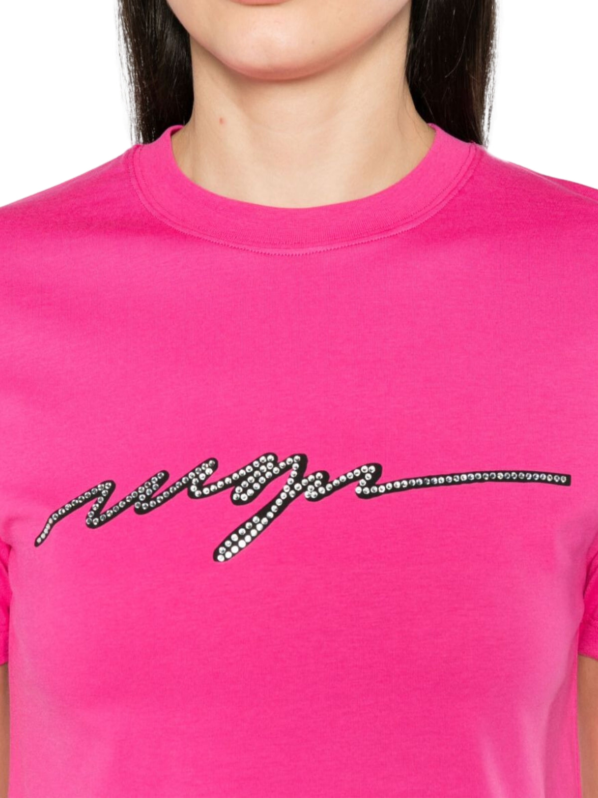 Msgm T-Shirt Ladies Logo Pink