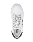 Karl Lagerfeld Sneaker Ladies Kreeper Whipstitch White-Black