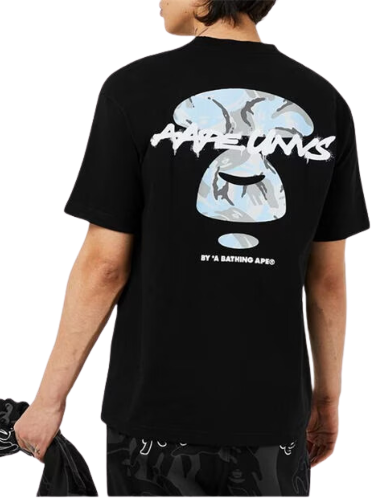 Aape T-Shirt A Bathing Ape Logo Black - 4