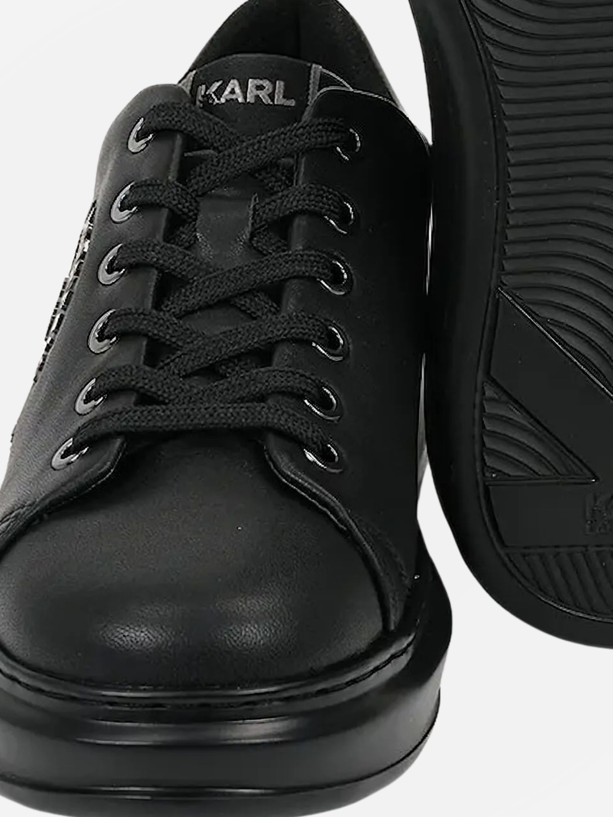 Karl Lagerfeld KLL279 Sneaker Kapri Metal Maison Lo Black Leather