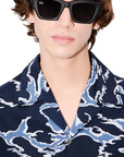 Kenzo Shirt SC Ocean Camo Blue