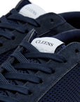 Cleens Sneakers C24 Mesh Suede Lace Up Midnight Blue
