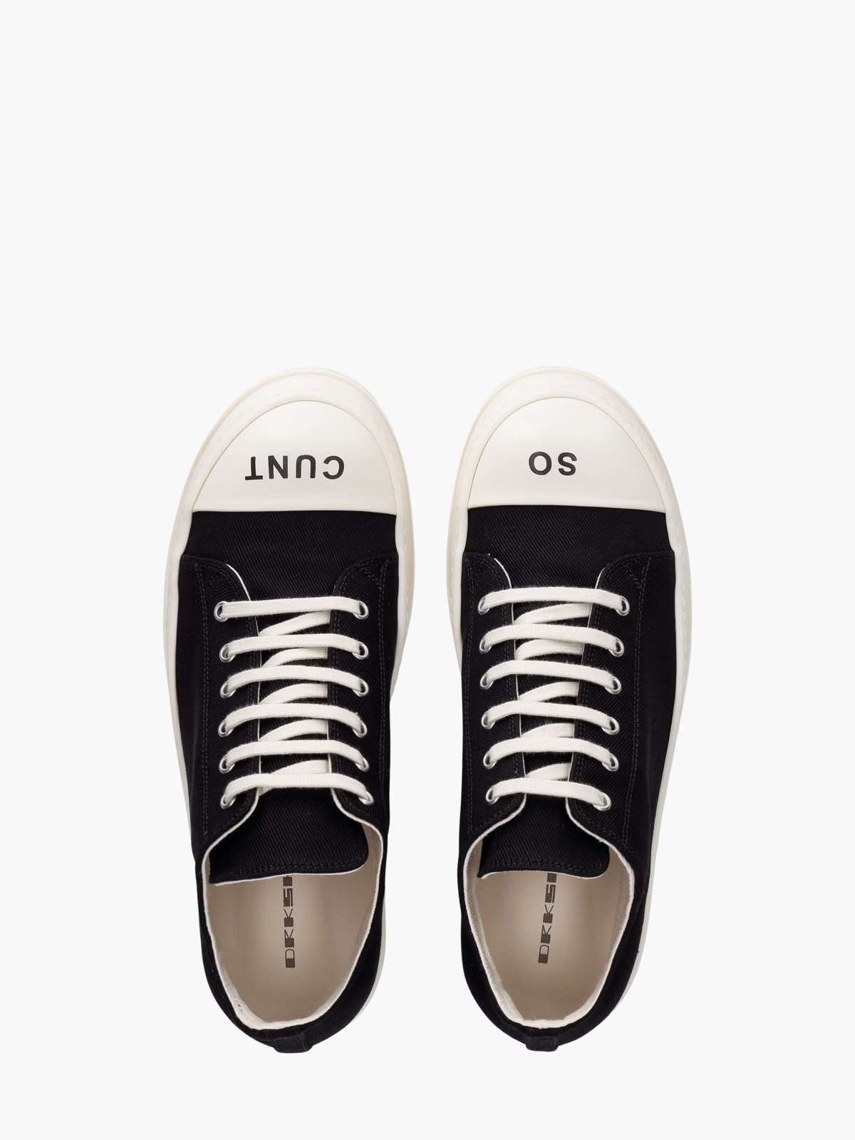 Rick Owens Sneakers RO9 Low Denim Black/Milk
