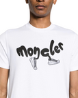 Moncler T-Shirt Logo White