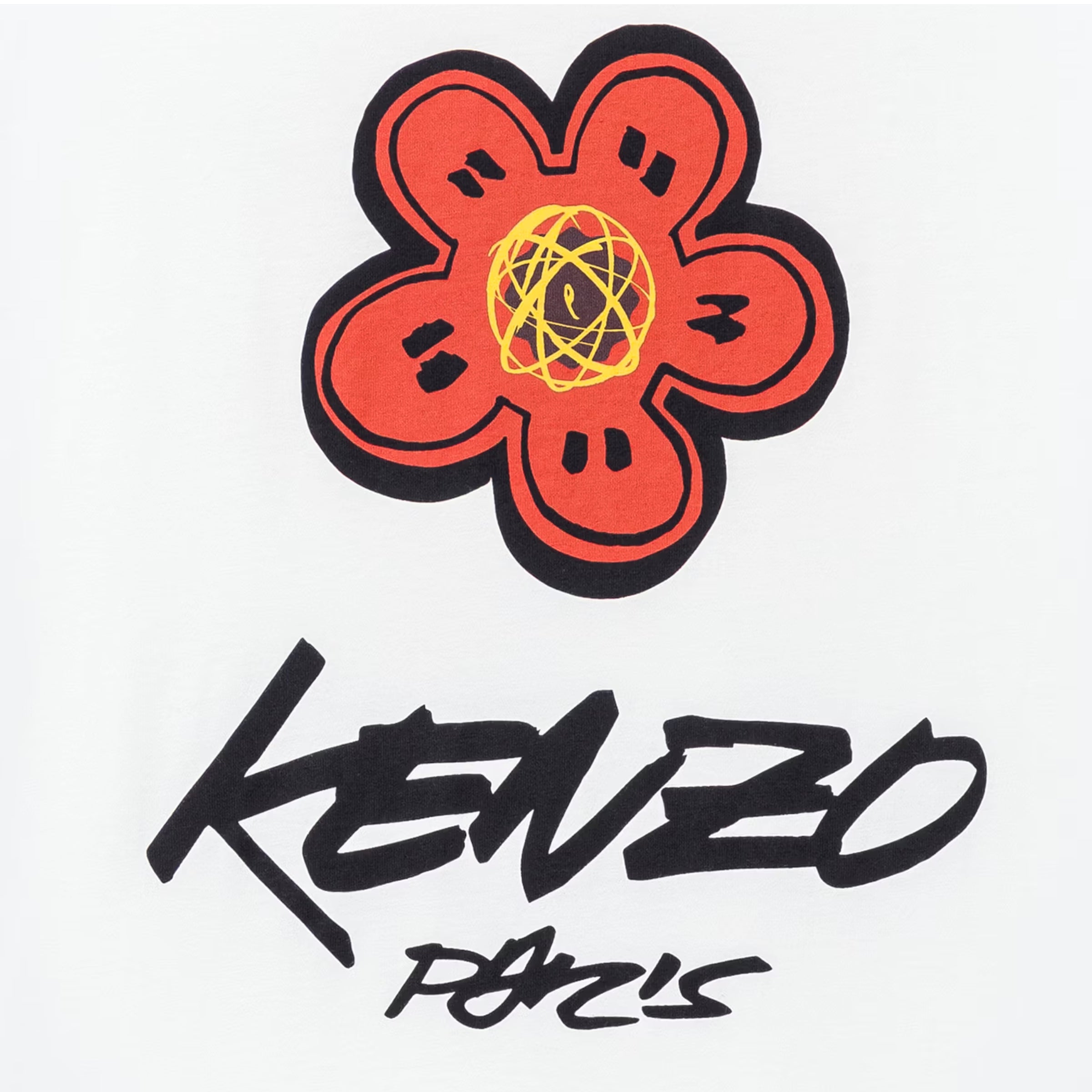 Kenzo T-Shirt X Futura 2000 Big Logo White – AL Capone Premium