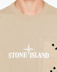 Stone Island T-Shirt Logo Cream