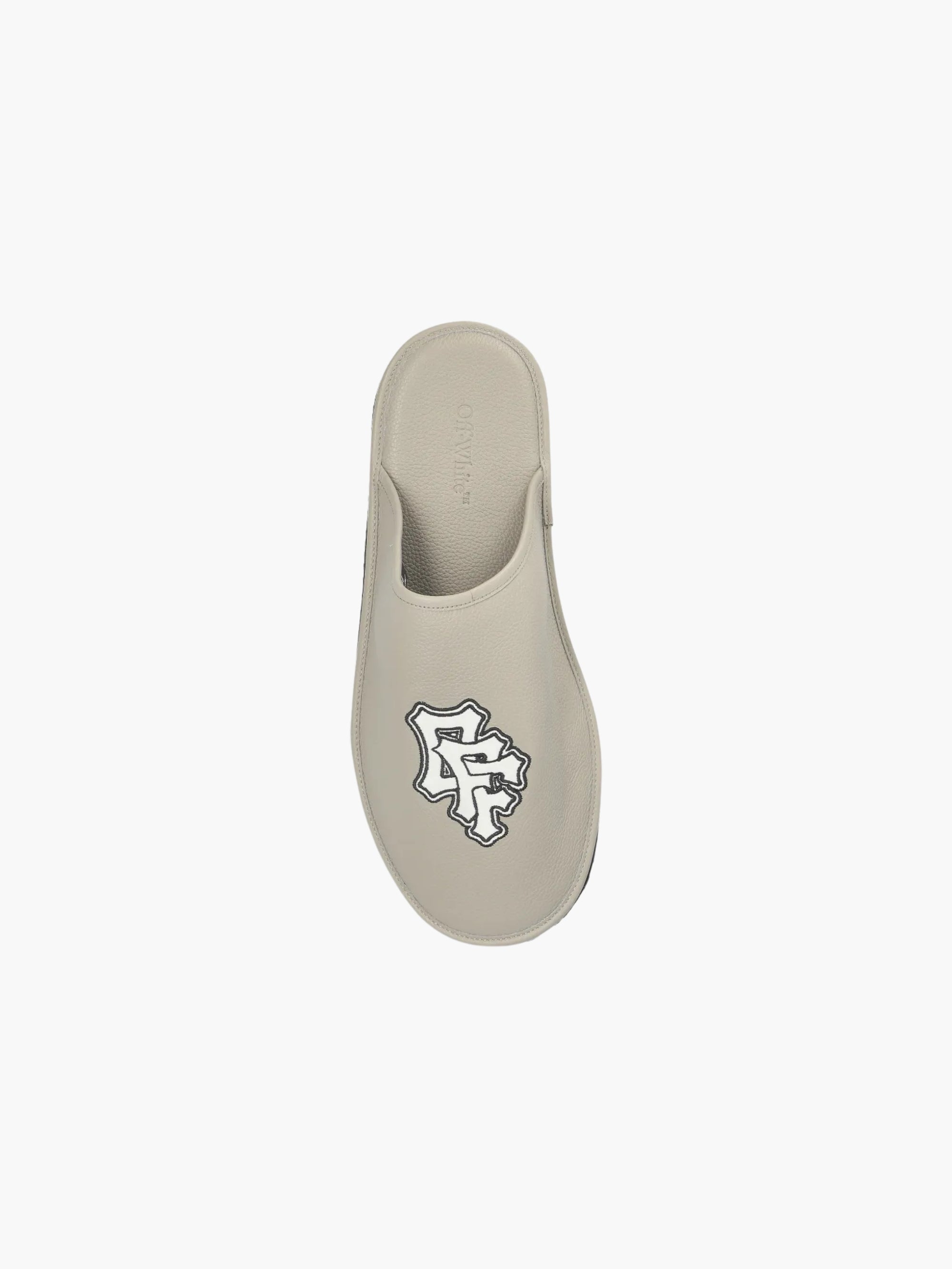 Off-white Slippers Owsl17 M-patch Ecru/white