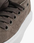Cleens Sneaker C50 Suede White Sole Chocolate Brown