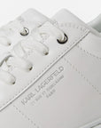 Karl Lagerfeld KL553 Sneaker Maxi Kup RSG Logo Shine White Textured
