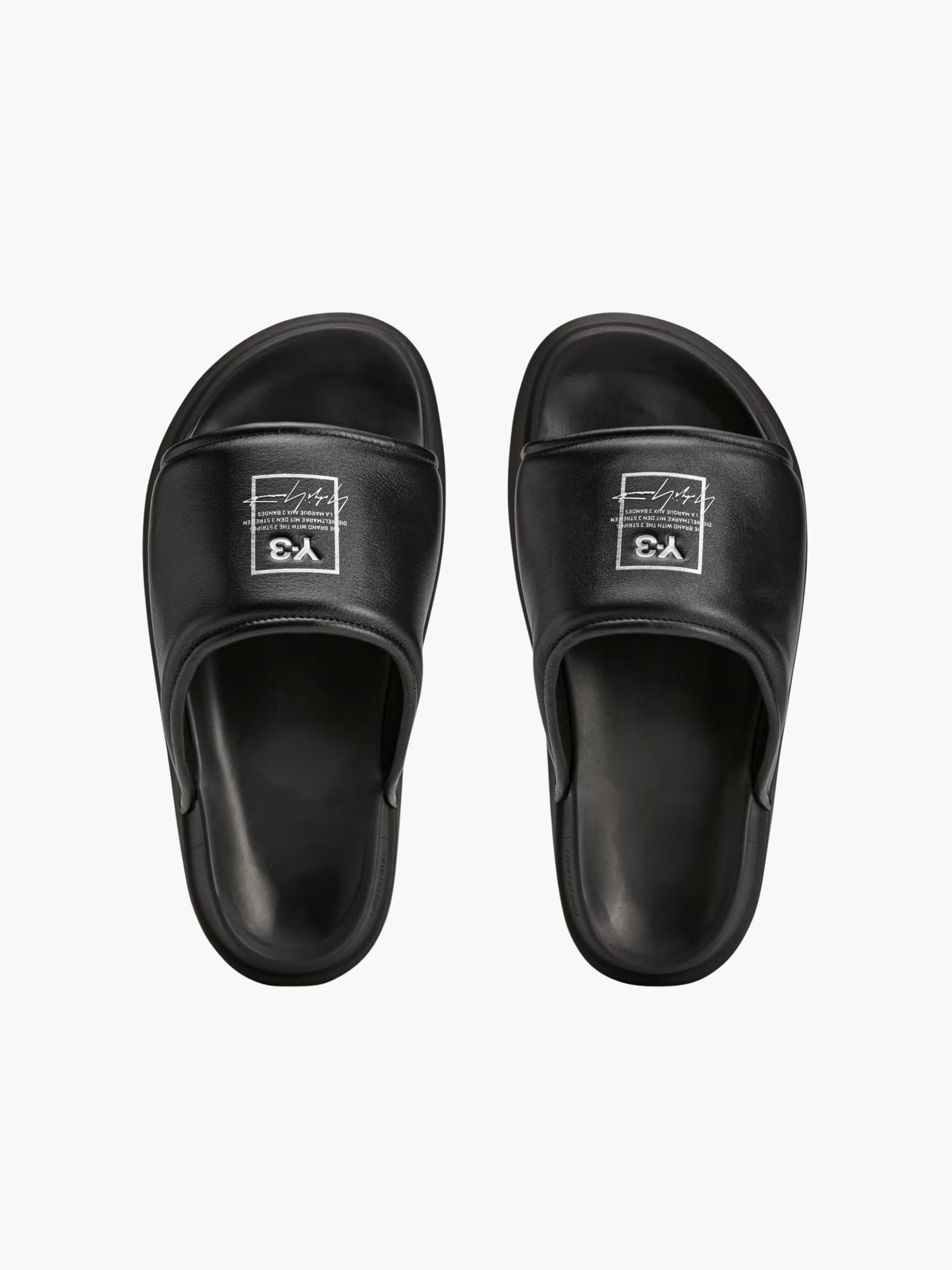 Y-3 Slides Slide Black