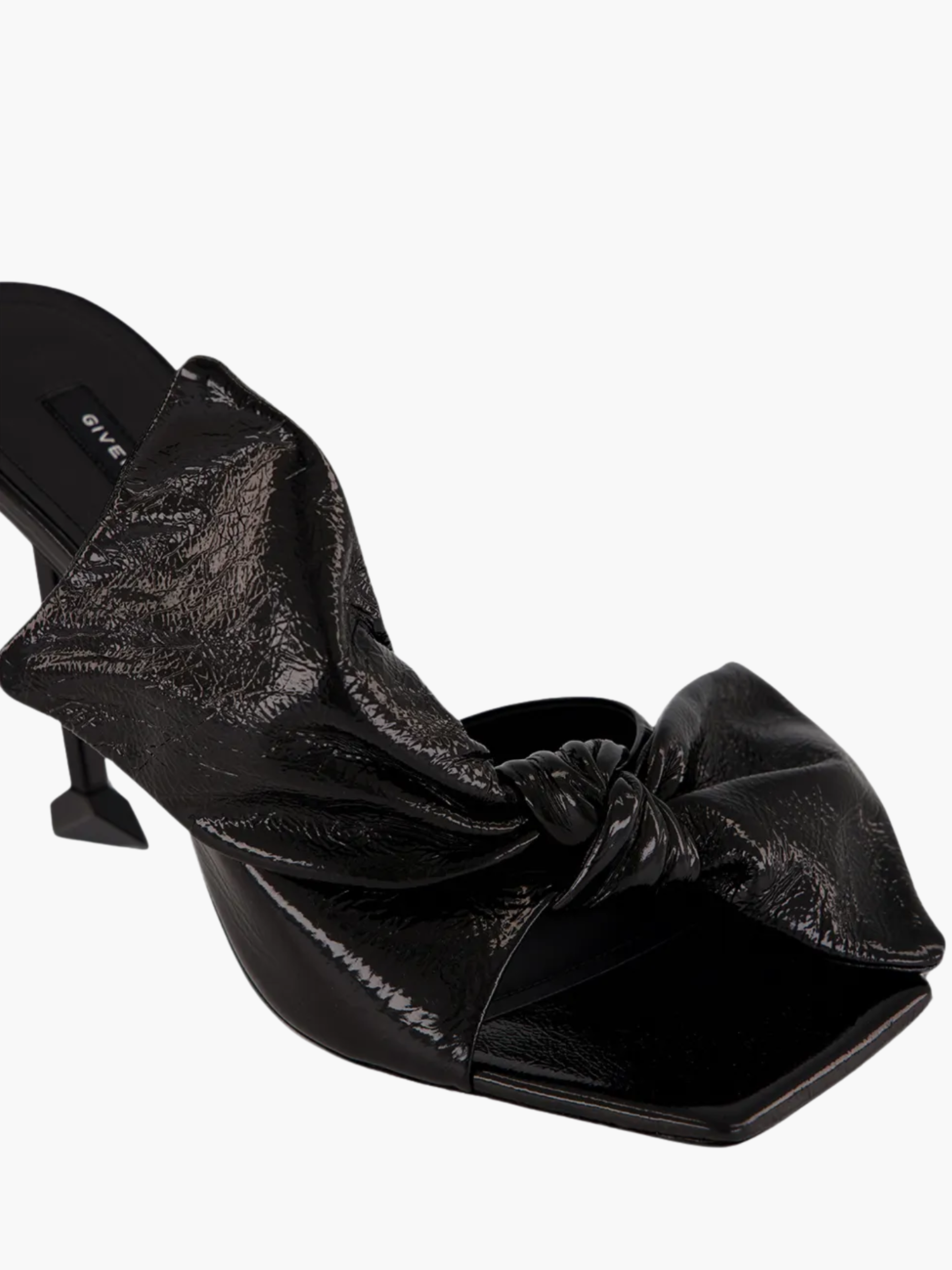 Givenchy Gh9 High Heel Leather Skin Black