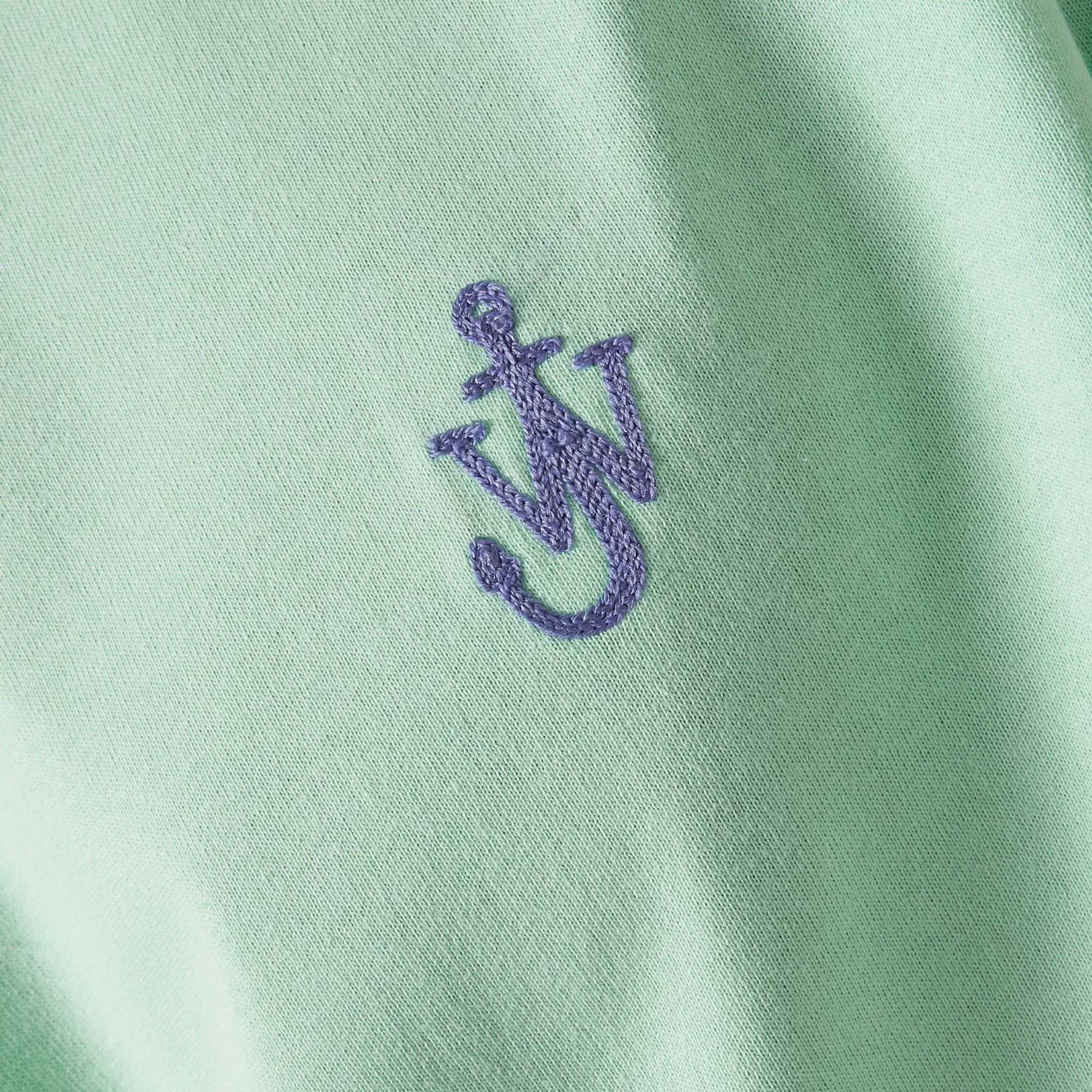 Jw Anderson T-Shirt Anchor Embroidery Spearmint