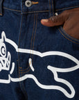 Icecream Running Dog Denim Pants Indigo-AL Capone Premium