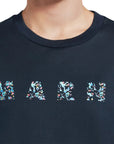 Marni T-Shirt Logo Navy