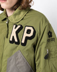 Kenzo Jacket Bomber Logo Kp Khaki