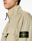 Stone Island Jacket Logo Brown