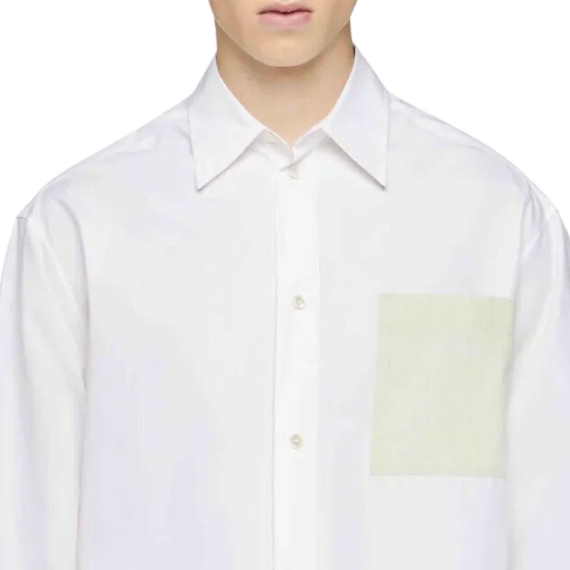 Jw Anderson Shirt Contrast Patch Pocket White