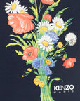 Kenzo T-Shirt  Floral Printed Blue