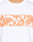 Maison Kitsune T-Shirt Tropical Band Comfort White