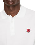 Kenzo Golfer Boke Flower Embroidered Slim Off White