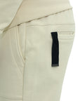 Capone Cargo Sweatpants Double Sided Pockets Beige