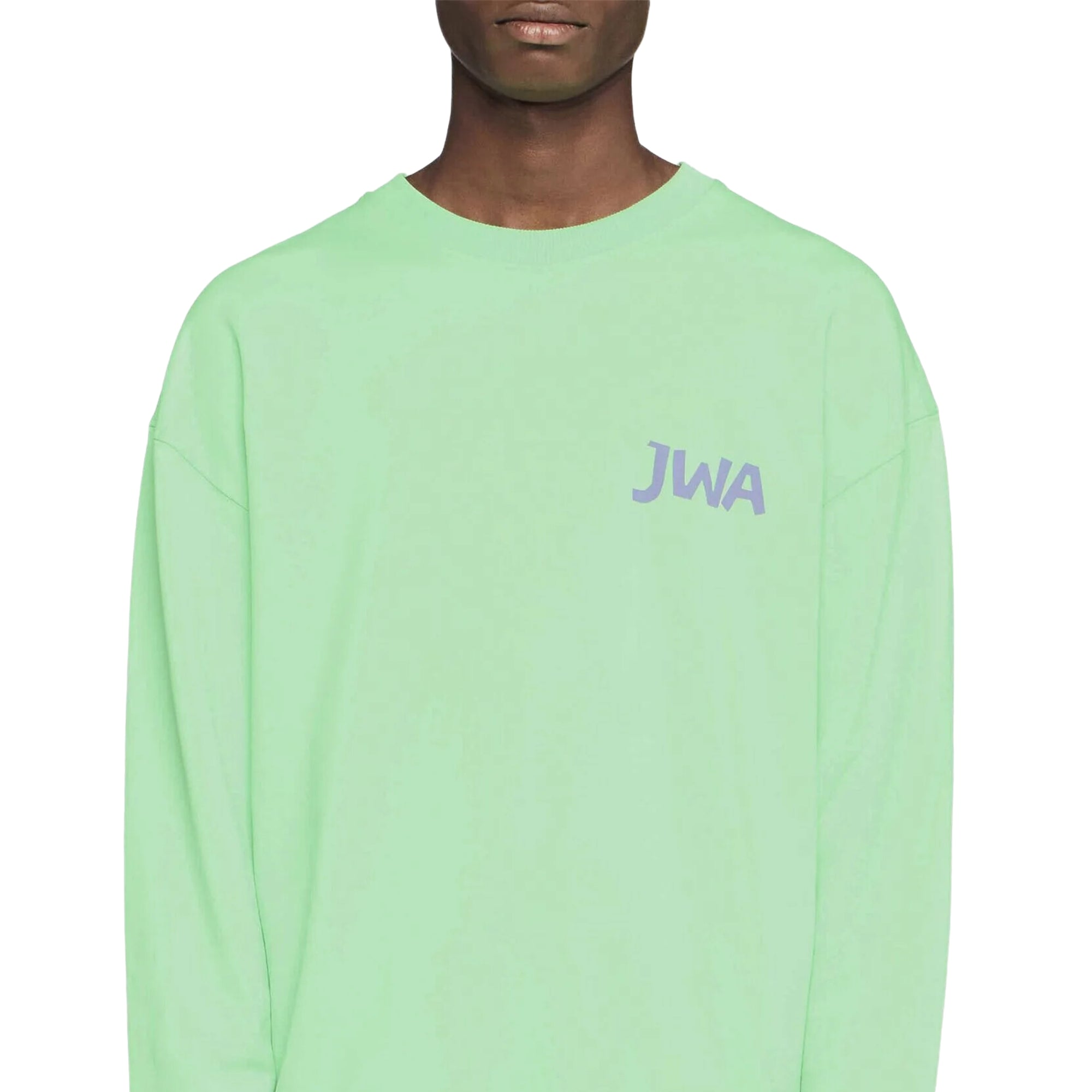 Jw Anderson Sweater Back Print Spearmint