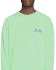 Jw Anderson Sweater Back Print Spearmint