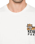 Kenzo T-Shirt Happy Tiger  Off White
