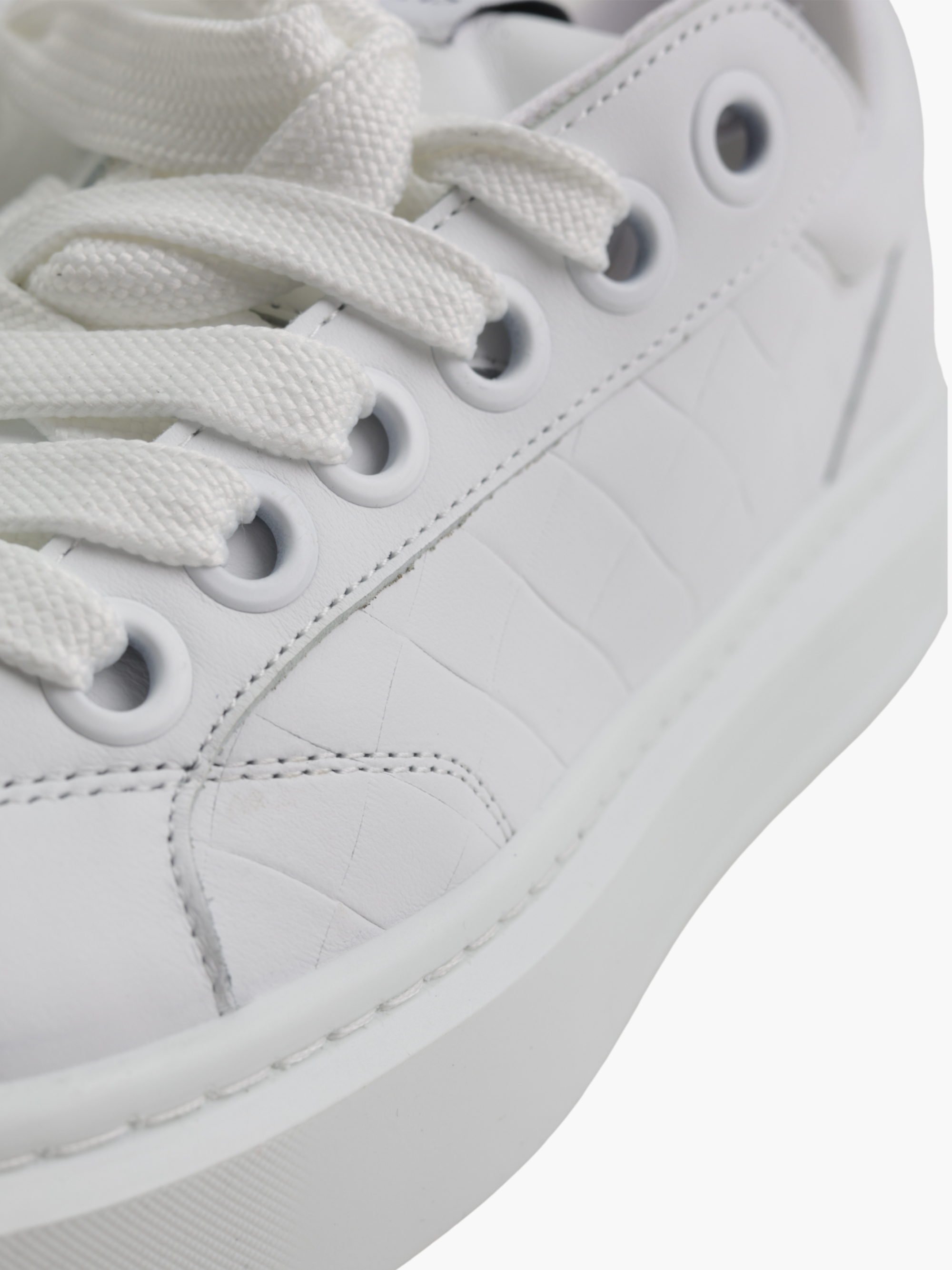 Cleens Sneaker C46 Leather White Sole White