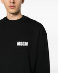 Msgm Sweater Logo Black